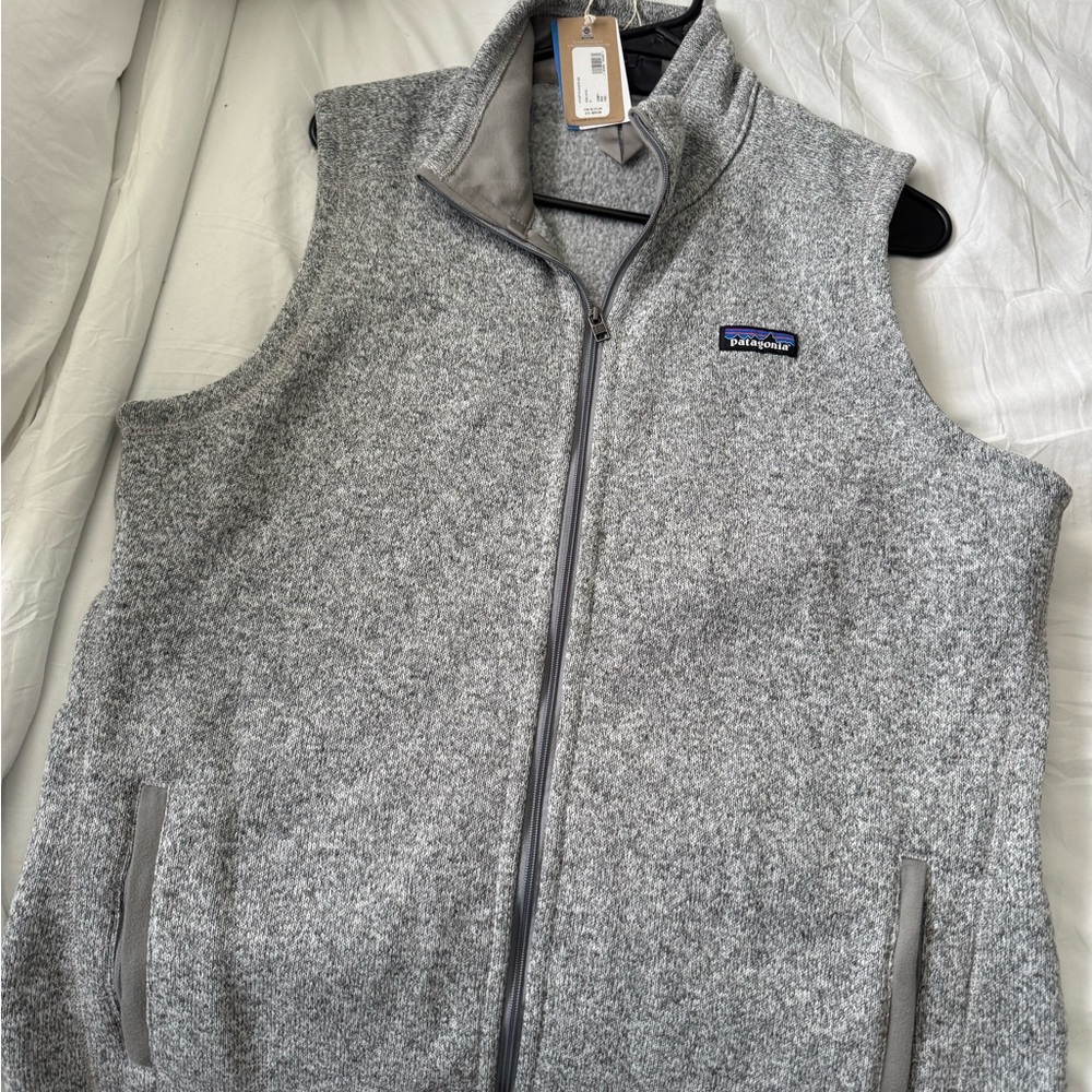Patagonia Heather Gray Fleece Jacket